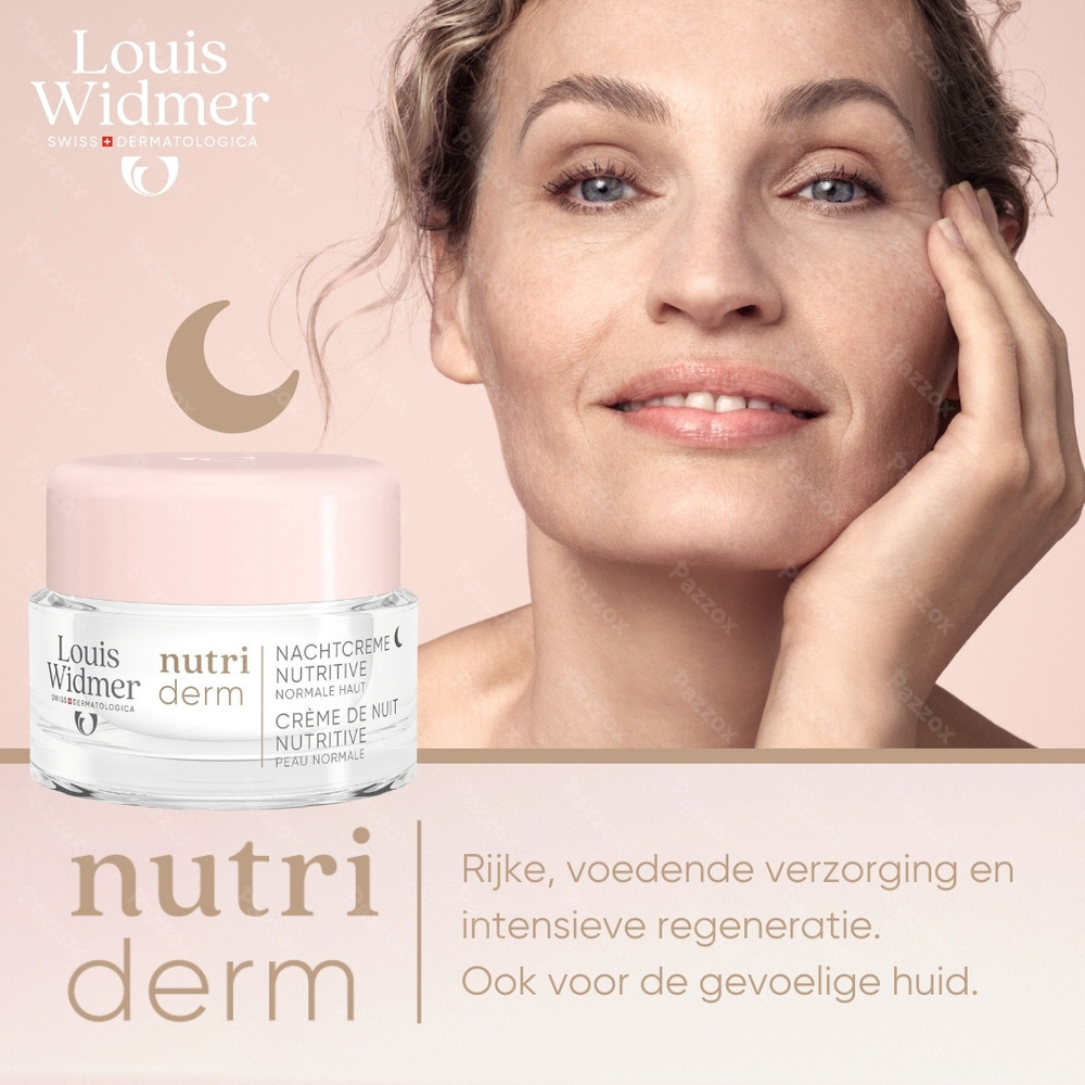 Louis Widmer Nutriderm Voedende Nachtcrème Geparfumeerd 50ml