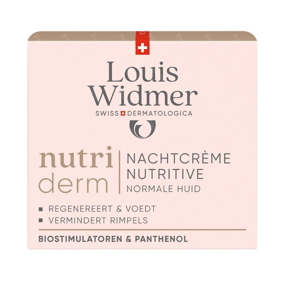 Louis Widmer Nutriderm Voedende Nachtcrème Geparfumeerd 50ml