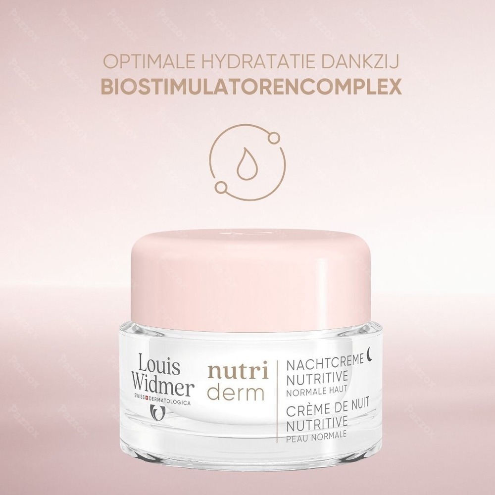 Louis Widmer Nutriderm Voedende Nachtcrème Geparfumeerd 50ml