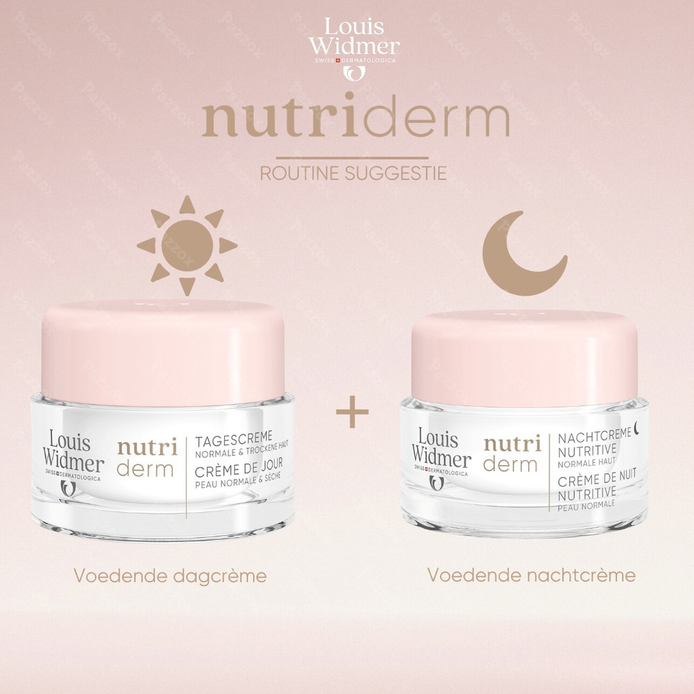 Louis Widmer Nutriderm Nutritive Nachtcrème Zonder Parfum 50ml