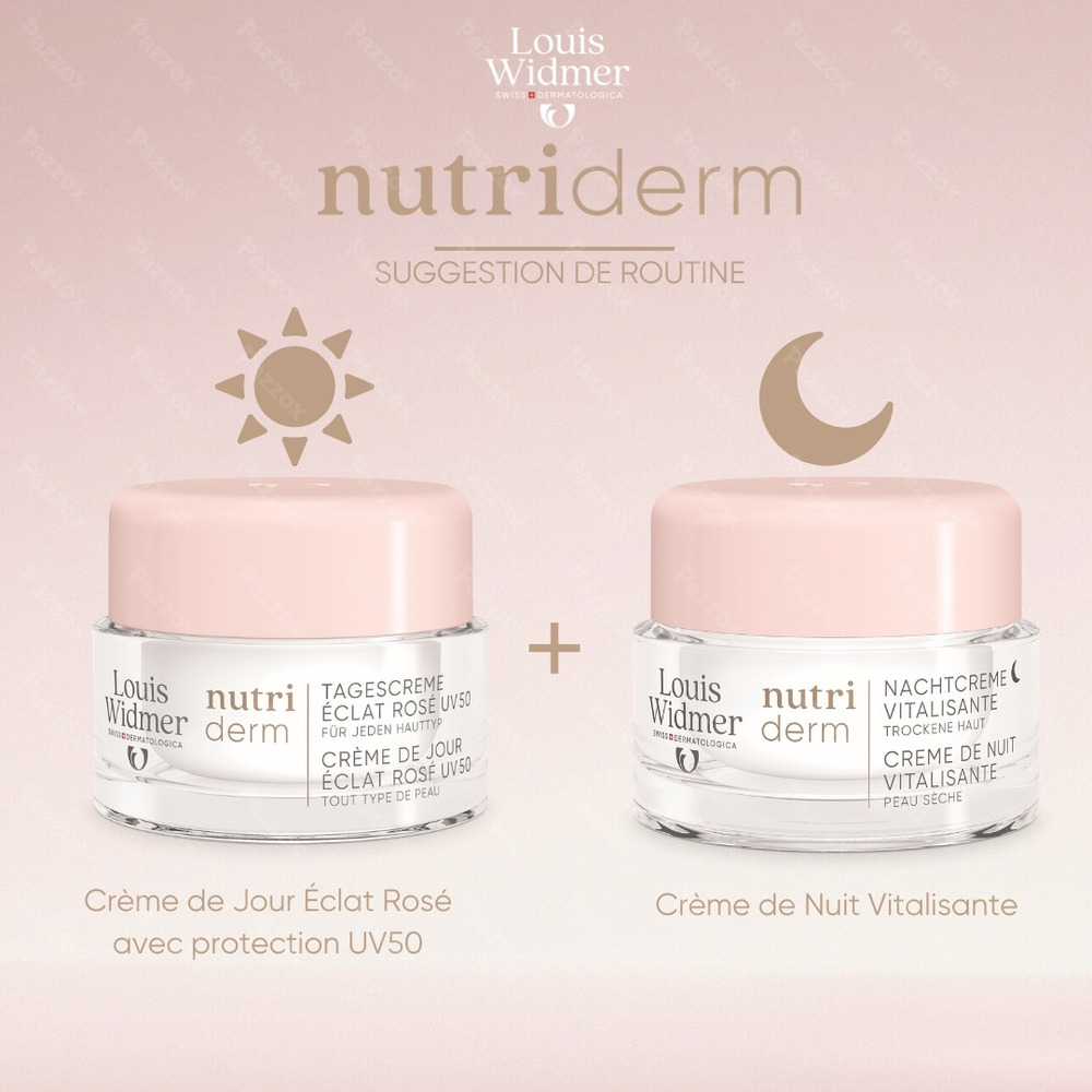 Louis Widmer Nutriderm Crème Vitalisante 50ml Parfumé