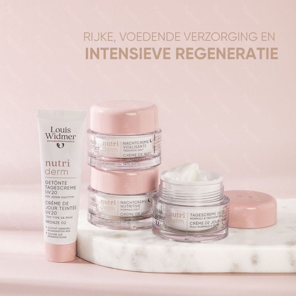 Louis Widmer Nutriderm Vitaliserende Nachtcrème Zonder Parfum 50ml
