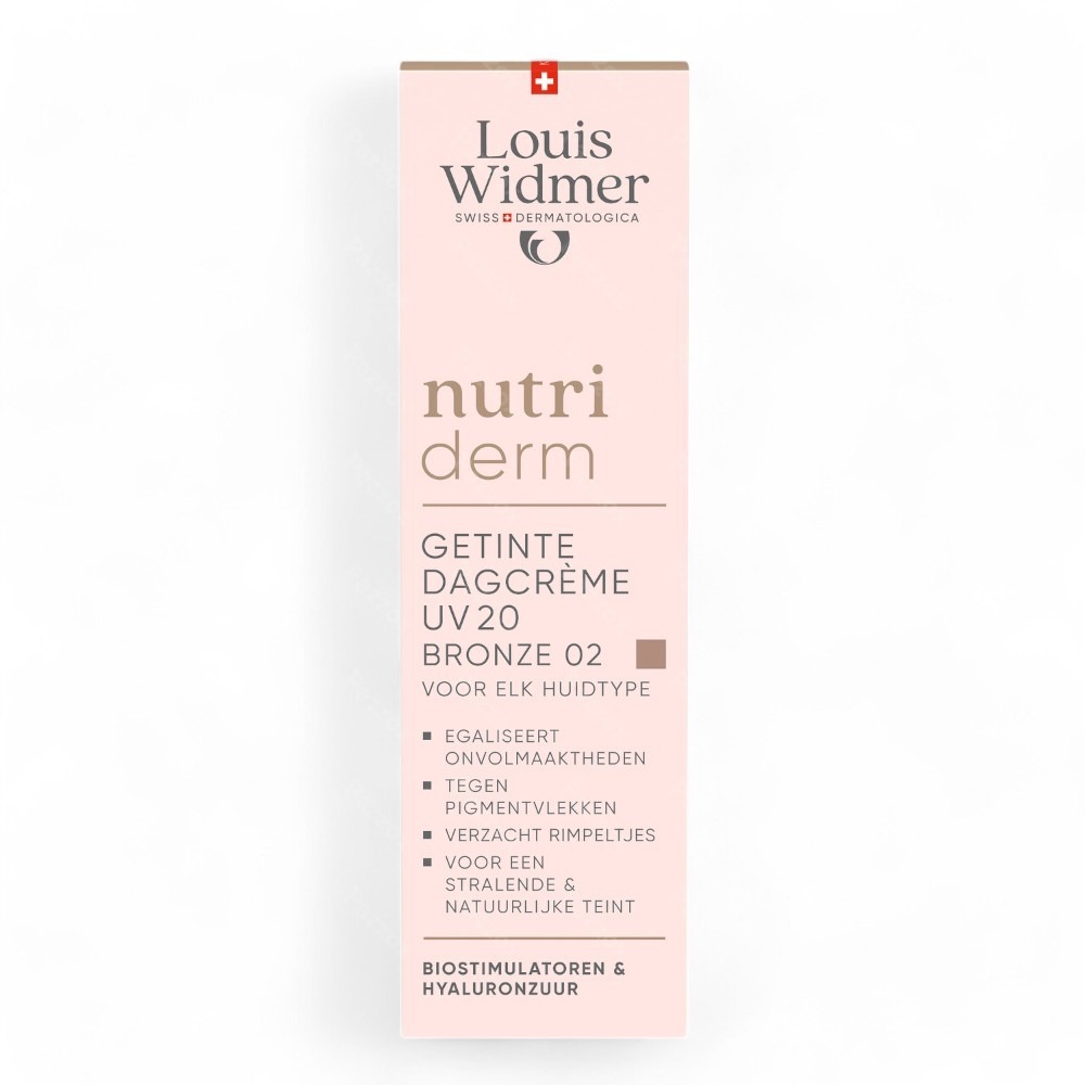 Louis Widmer Nutriderm Getinte Dagcrème Uv 20 Bronze 02 Met Parfum 30ml
