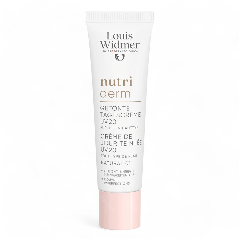 Louis Widmer Nutriderm Crème de Jour Teintée UV20 Naturel 01 Sans Parfum 30ml