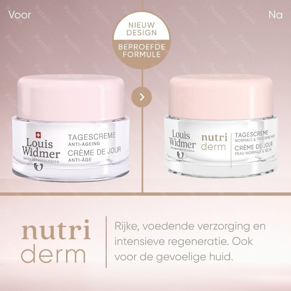 Louis Widmer Nutriderm Anti-ageing Dagcrème Geparfumeerd 50ml