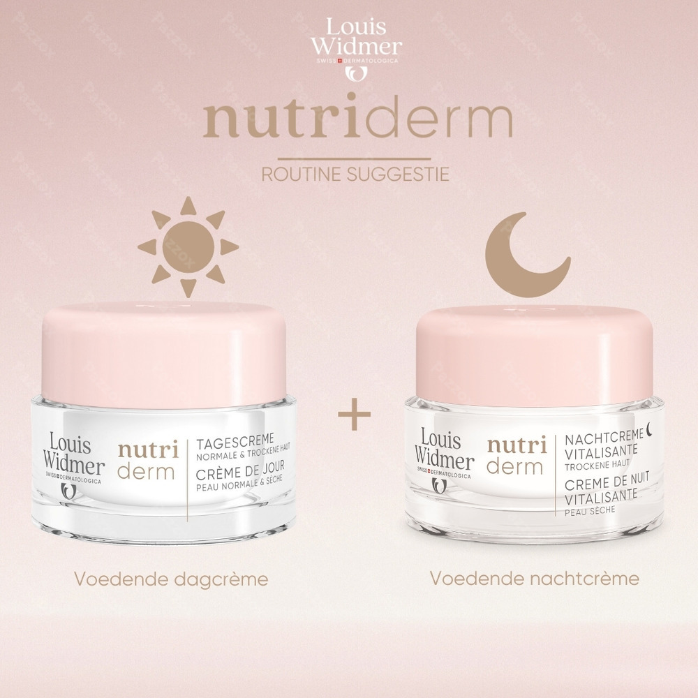 Louis Widmer Nutriderm Anti-ageing Dagcrème Zonder Parfum 50ml