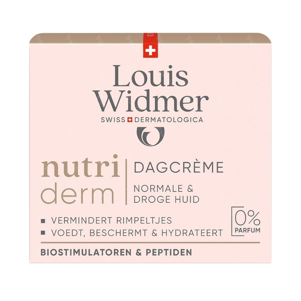 Louis Widmer Nutriderm Anti-ageing Dagcrème Zonder Parfum 50ml