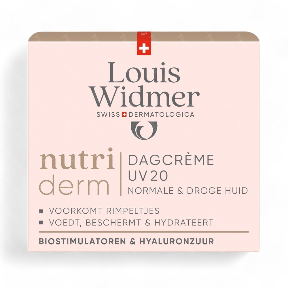 Louis Widmer Nutriderm Dagcrème Uv 20 Met Parfum 50ml