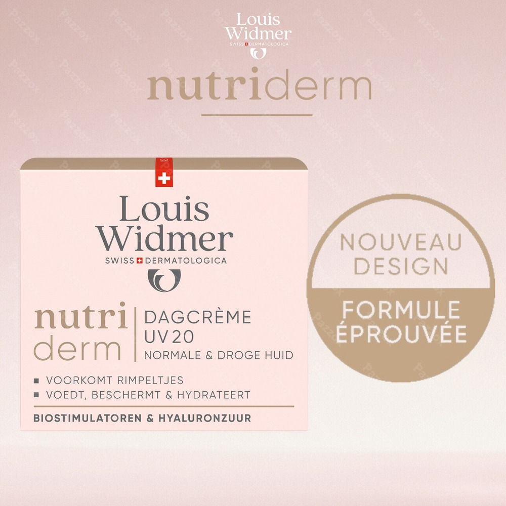 Louis Widmer Nutriderm Crème de Jour UV 20 Avec Parfum 50ml