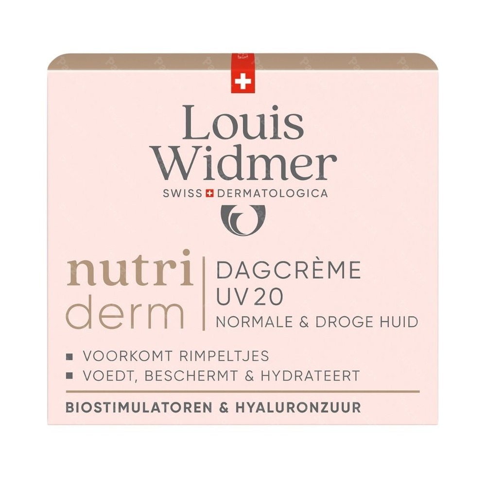 Louis Widmer Nutriderm Dagcrème Uv 20 Met Parfum 50ml
