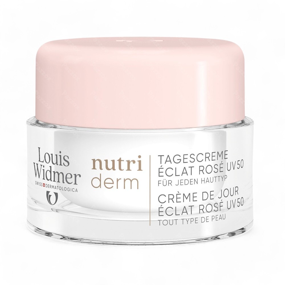 Louis Widmer Nutriderm Dagcrème Éclat Rosé Uv 50 met Parfum50ml
