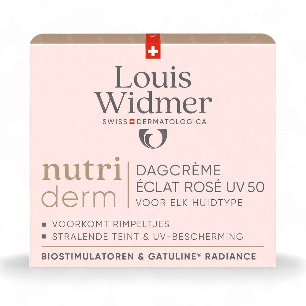 Louis Widmer Nutriderm Dagcrème Éclat Rosé Uv 50 met Parfum50ml
