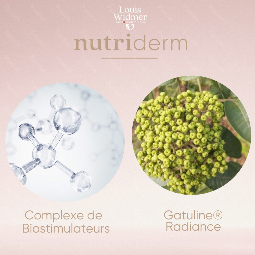 Louis Widmer Nutriderm Crème de Jour Éclat Rosé UV 50 Sans Parfum 50ml