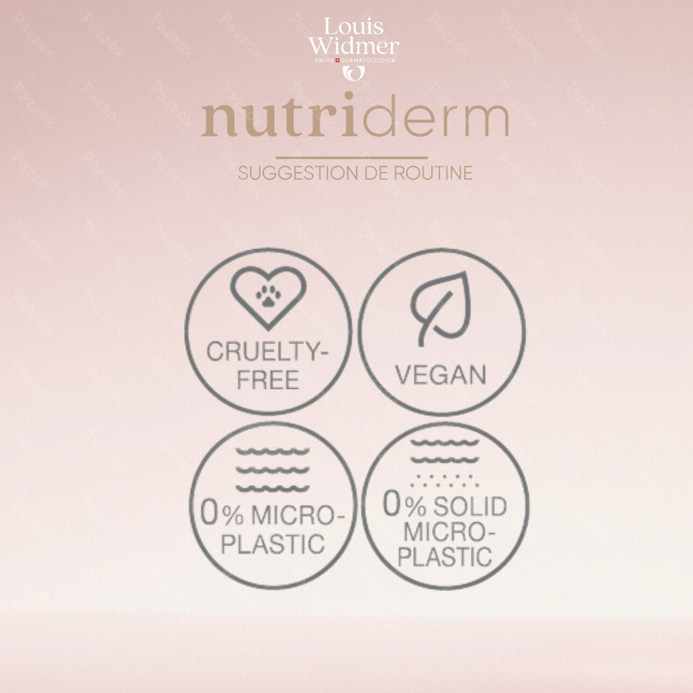 Louis Widmer Nutriderm Crème de Jour Éclat Rosé UV 50 Sans Parfum 50ml