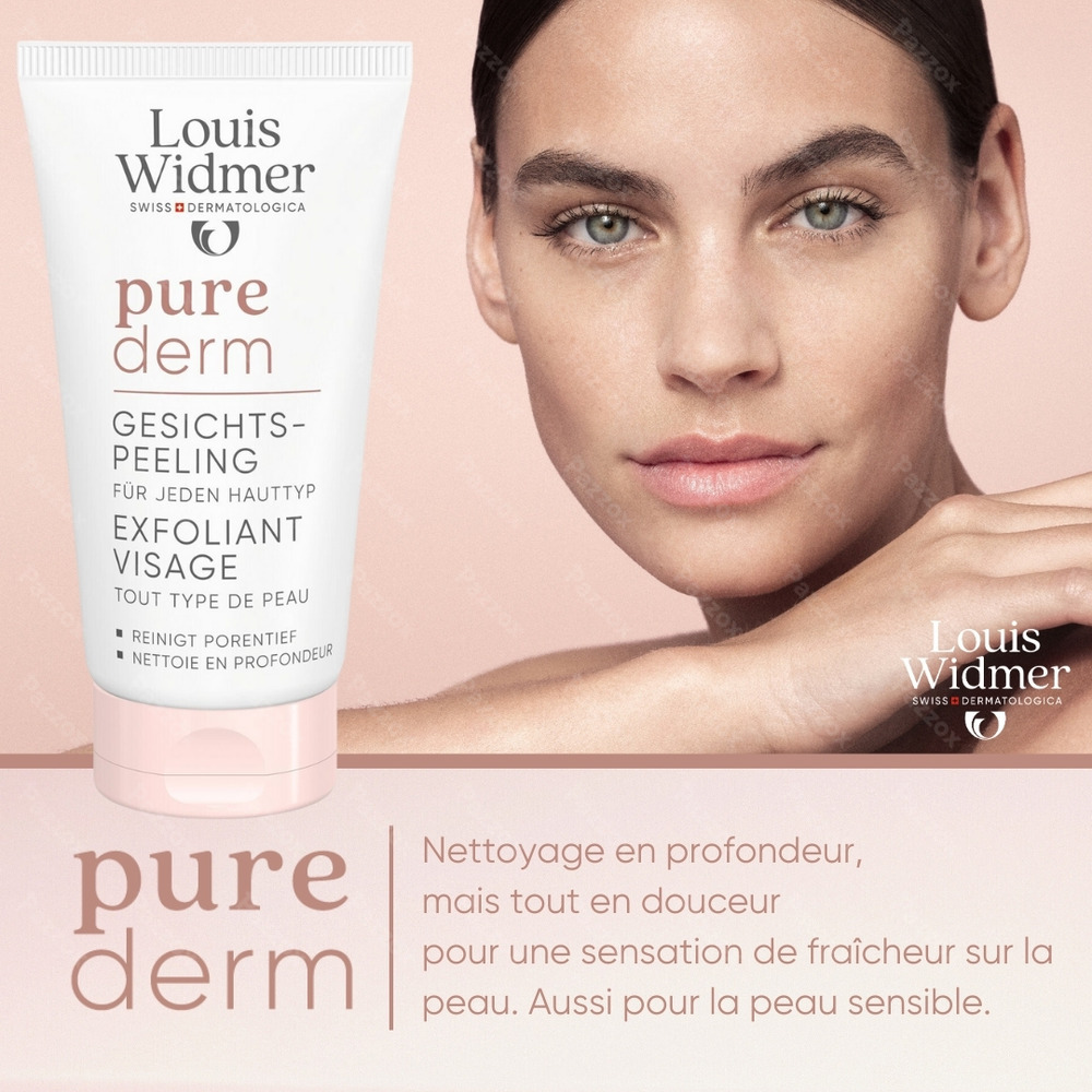 Louis Widmer Purederm Exoliant Visage Avec Parfum 50ml