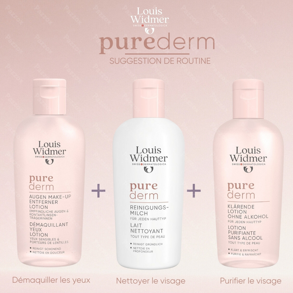 Louis Widmer Purederm Lait Nettoyant Avec Parfum 200ml
