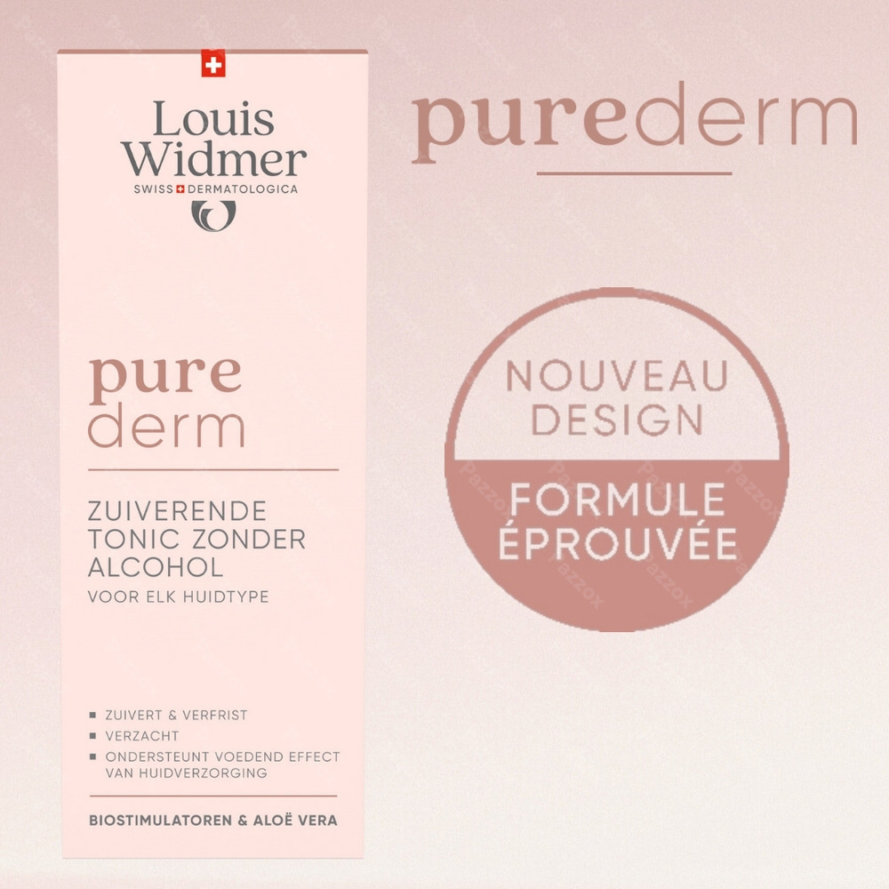 Louis Widmer Purederm Tonique Purifiante Sans Alcool 200ml