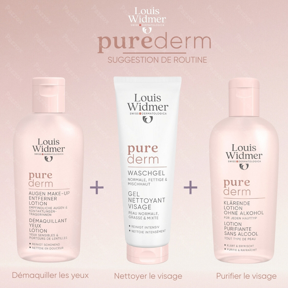 Louis Widmer Purederm Tonique Purifiante Sans Alcool Sans Parfum 200ml