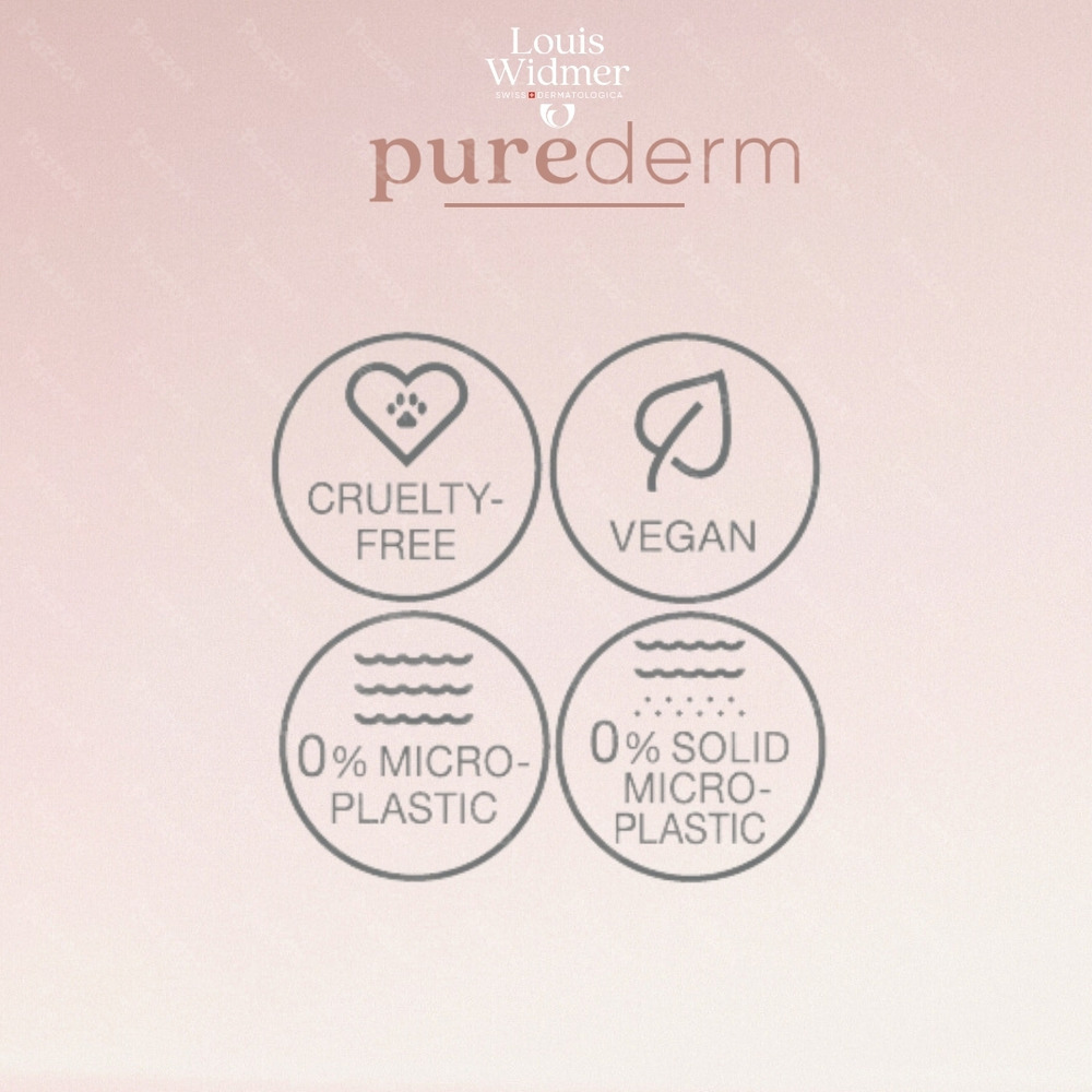 Louis Widmer Purederm Gel Nettoyant Visage avec Parfum 125ml