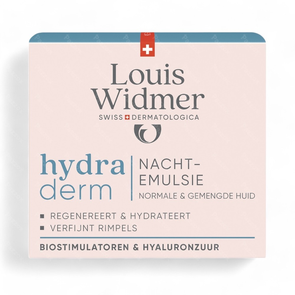 Louis Widmer Hydraderm Nachtemulsie Met Parfum 50ml
