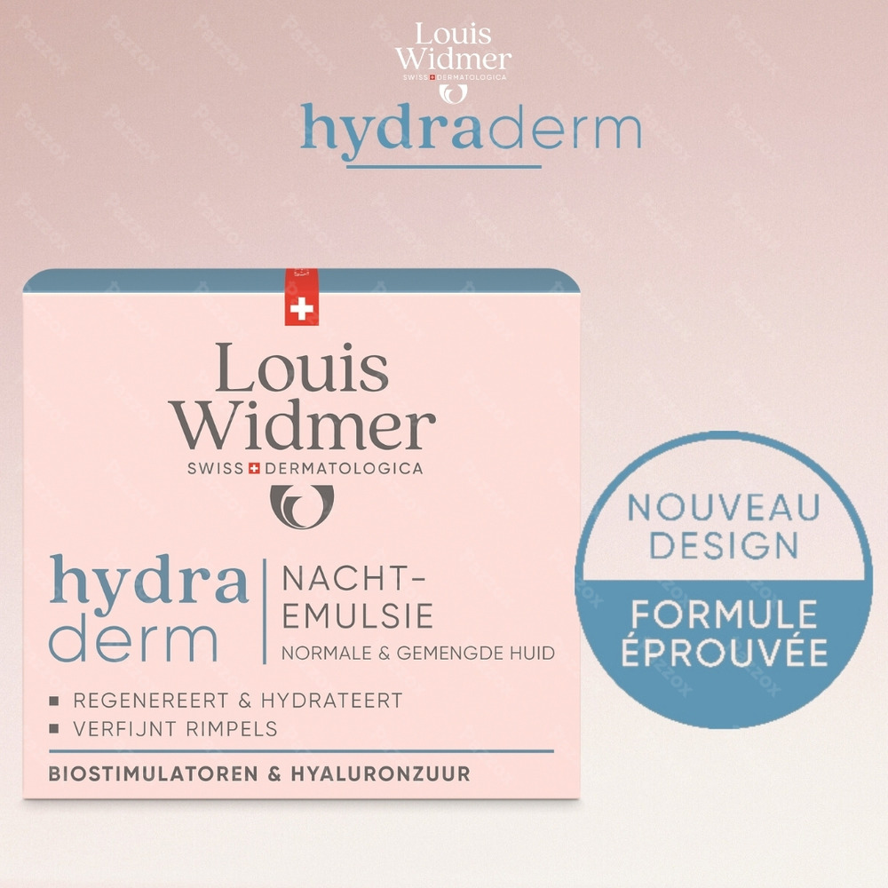 Louis Widmer Hydraderm Émulsion de Nuit avec Parfum 50ml