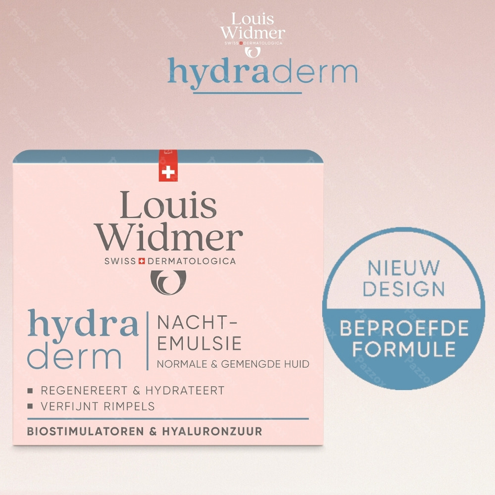 Louis Widmer Hydraderm Nachtemulsie Met Parfum 50ml
