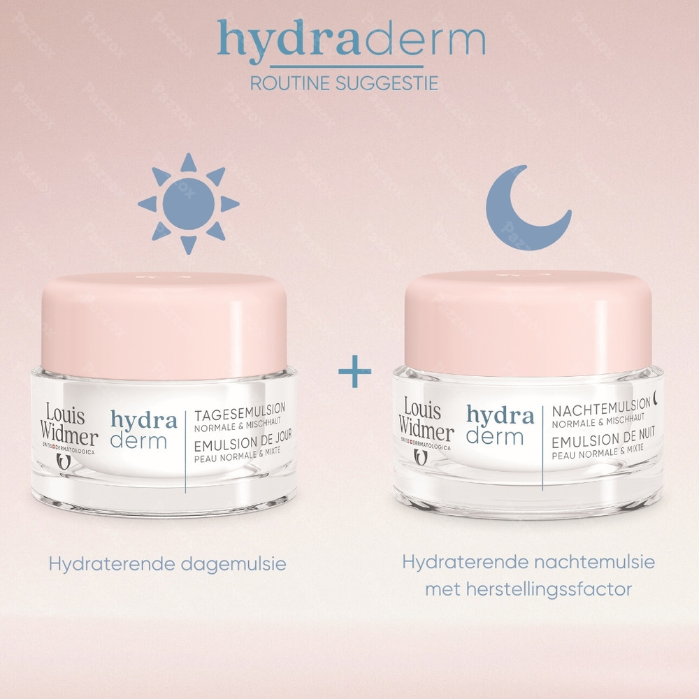 Louis Widmer Hydraderm Nachtemulsie Met Parfum 50ml