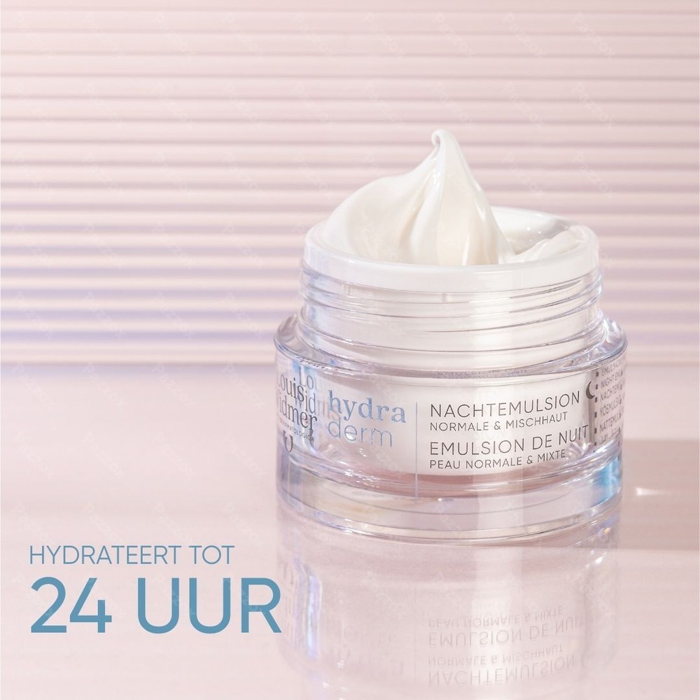 Louis Widmer Hydraderm Nachtemulsie Met Parfum 50ml