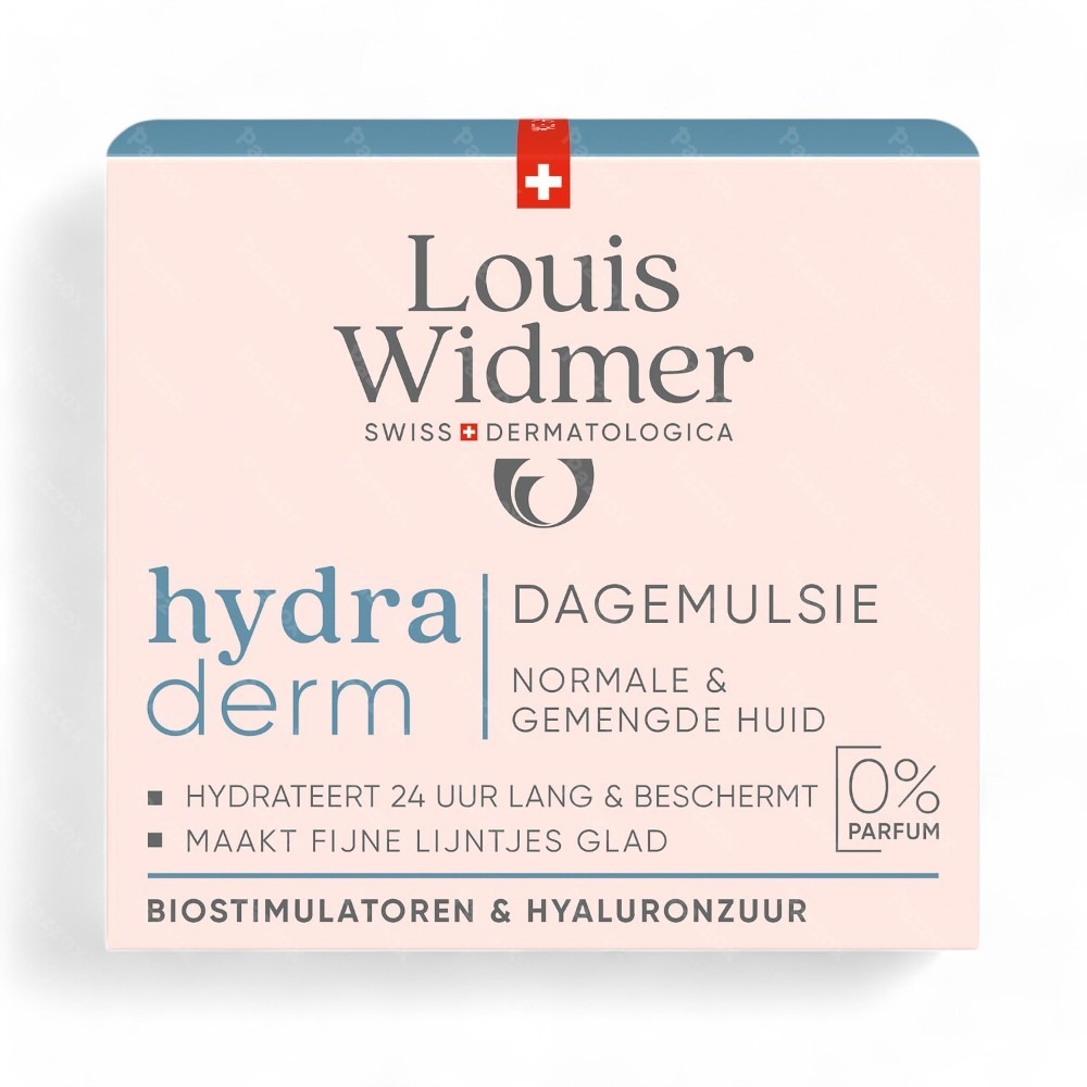 Louis Widmer Hydraderm Dagemulsie Zonder Parfum 50ml