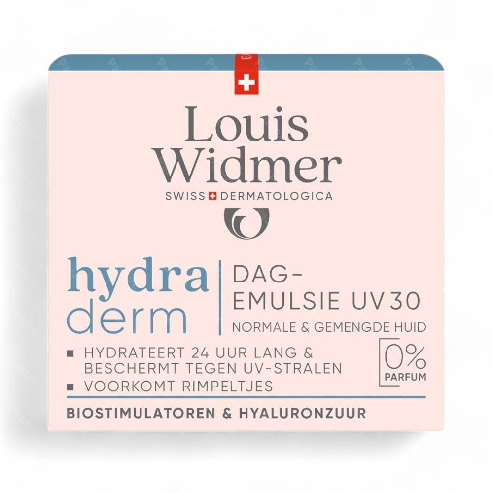 Louis Widmer Hydraderm Émulsion de Jour UV30 Crème de Jour Anti-âge Sans Parfum 50ml