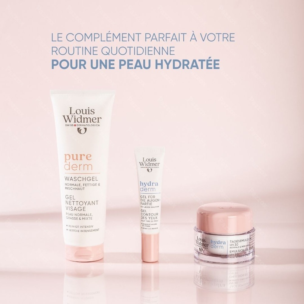 Louis Widmer Hydraderm Émulsion de Jour UV30 Crème de Jour Anti-âge Sans Parfum 50ml