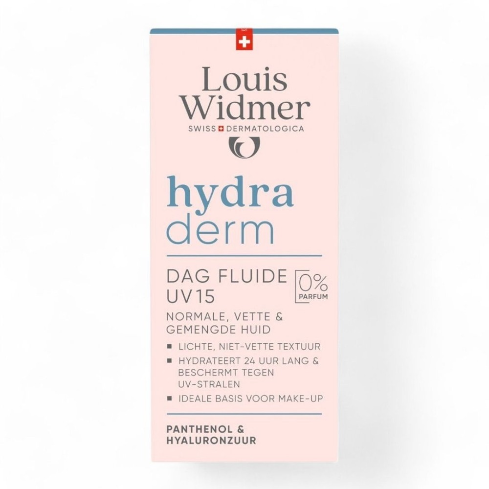 Louis Widmer Hydraderm Fluide de Jour UV 15 Sans Parfum 50ml