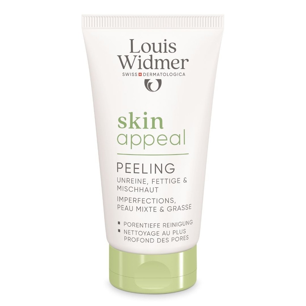 Louis Widmer Skinappeal Peeling Zonder Parfum 50ml