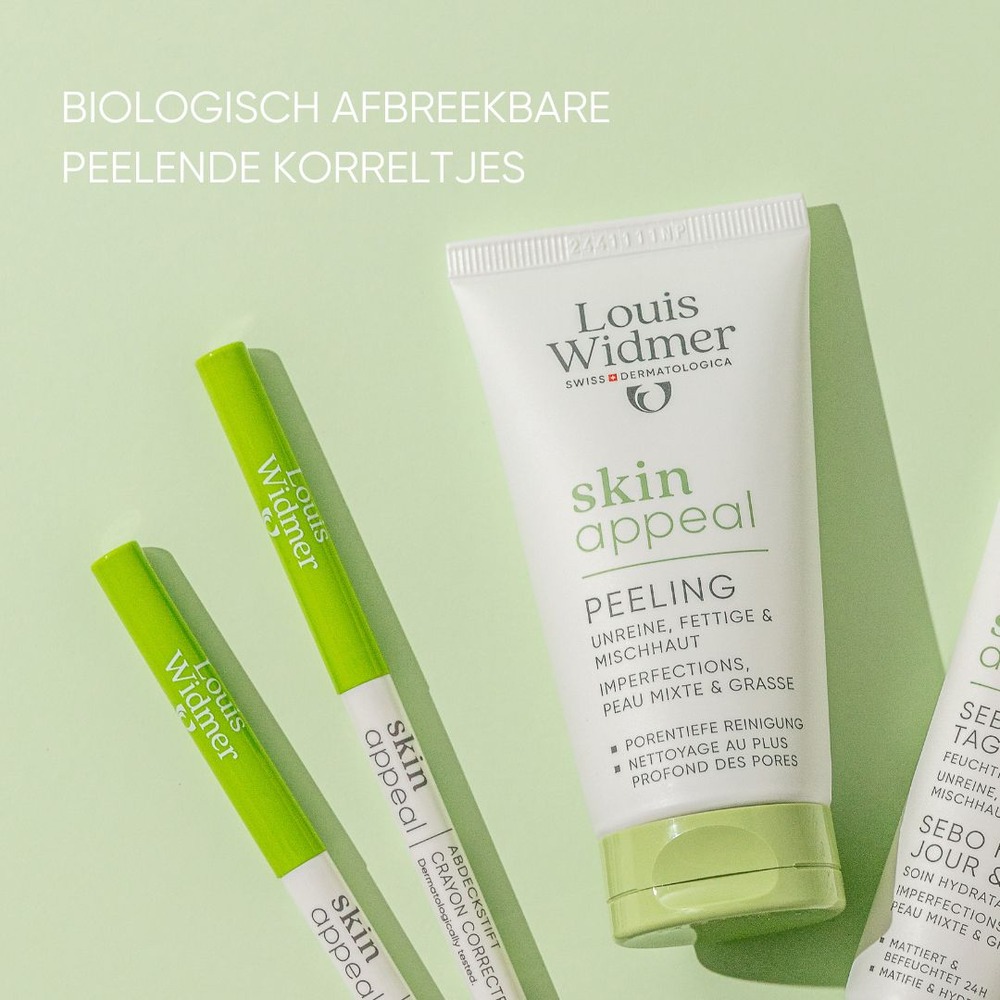 Louis Widmer Skinappeal Peeling Zonder Parfum 50ml