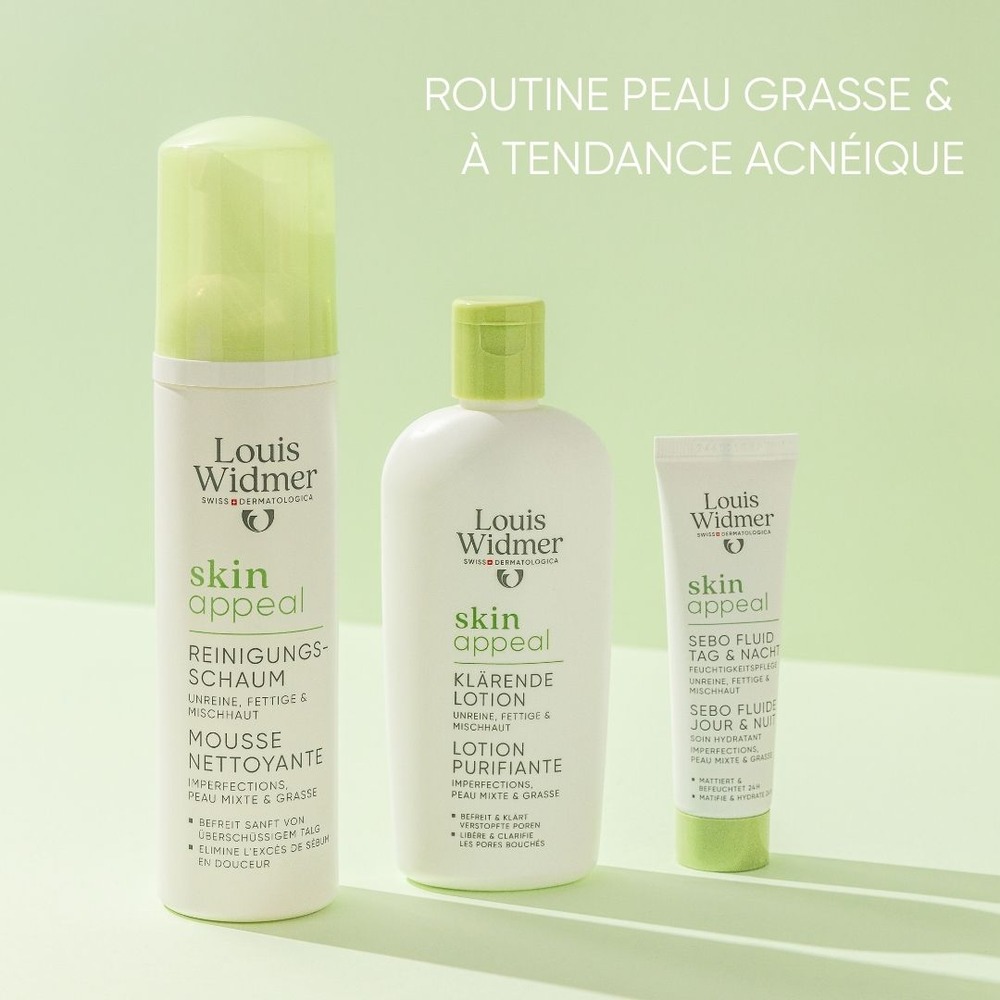 Louis Widmer SkinAppeal Sebo Fluide Jour et Nuit Sans Parfum Tube 30ml