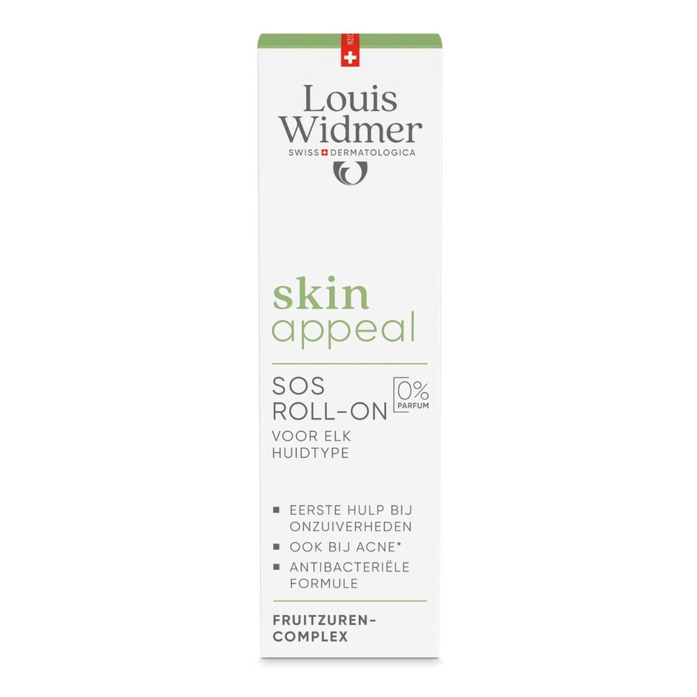 Louis Widmer Skinappeal Sos Roll-on Zonder Parfum 10ml