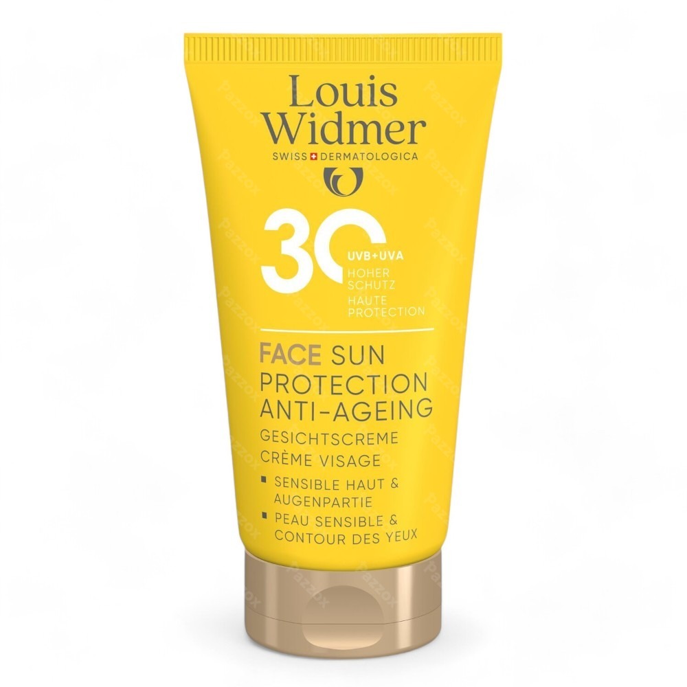 Louis Widmer Suncare Face Sun Protection Anti-ageing 30 Zonder Parfum 50ml