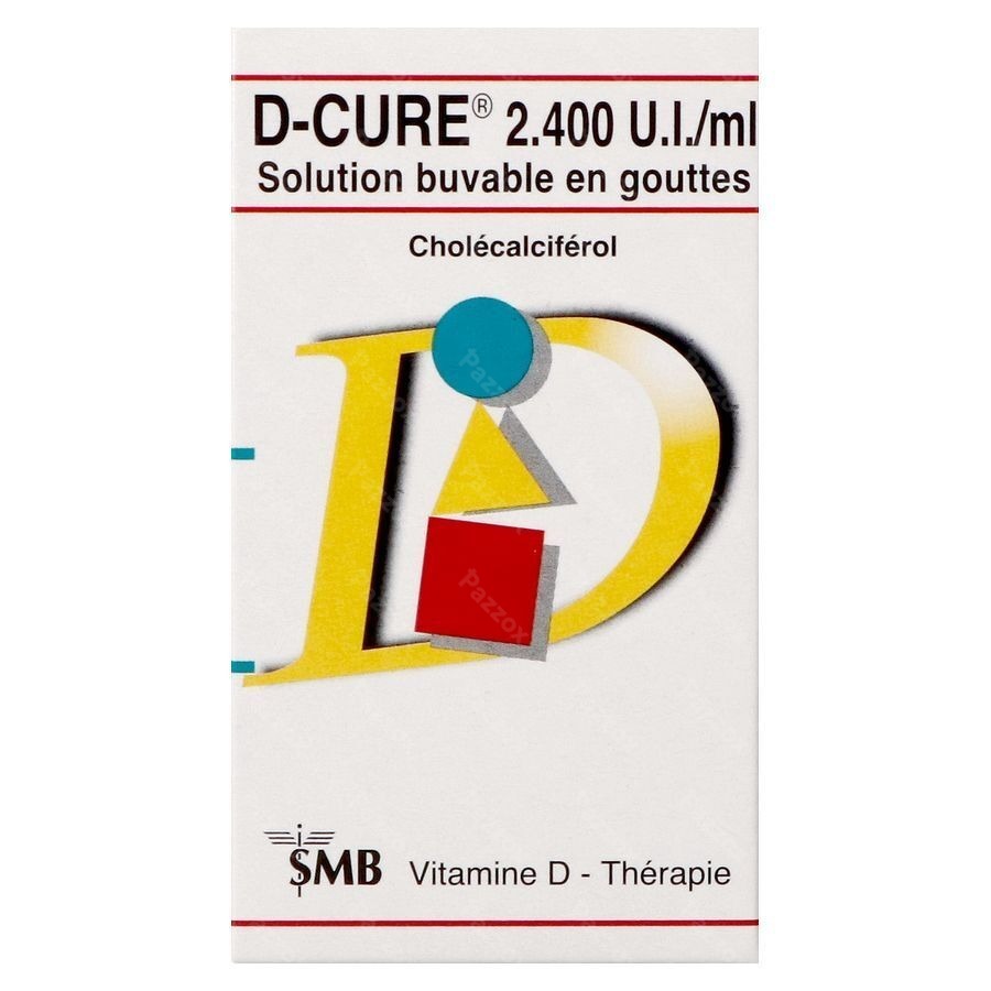 D-Cure 2.400 U.I Vitamine D Gouttes 10ml