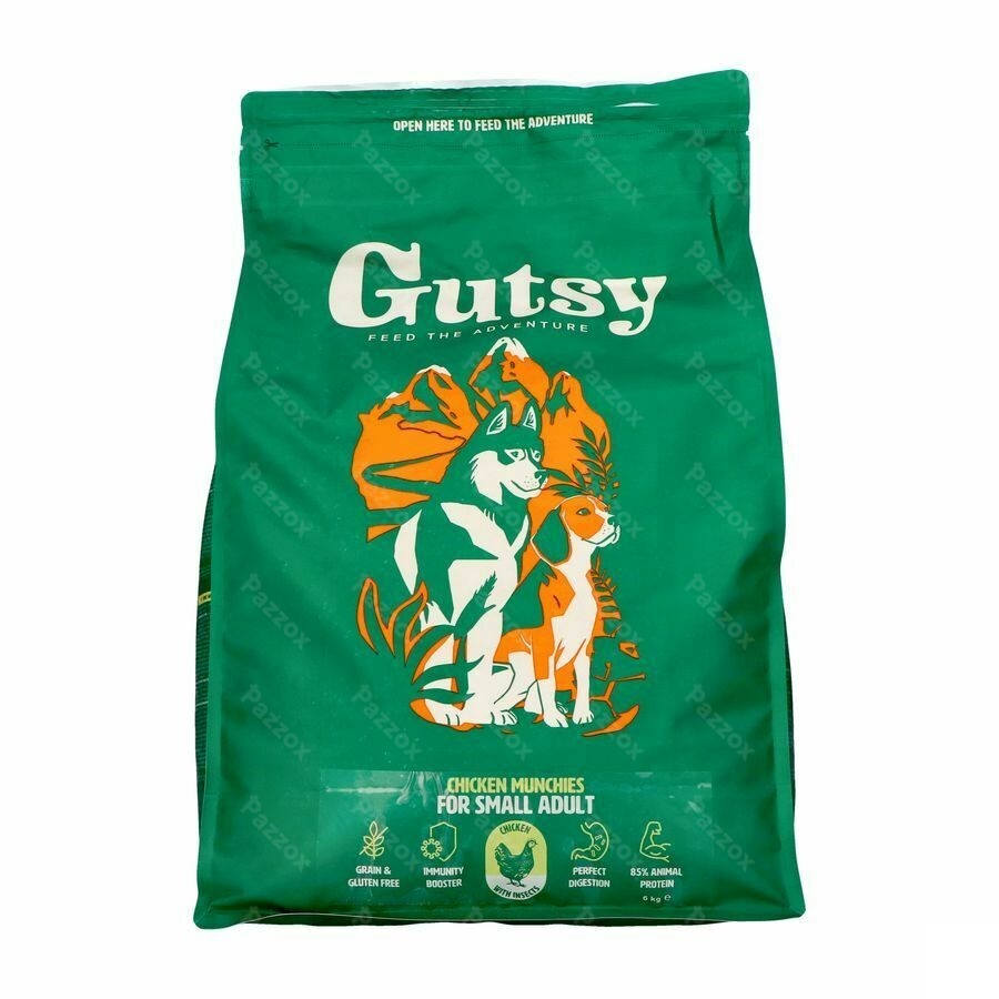 Gutsy Chicken Munchies Small Adult 10kg