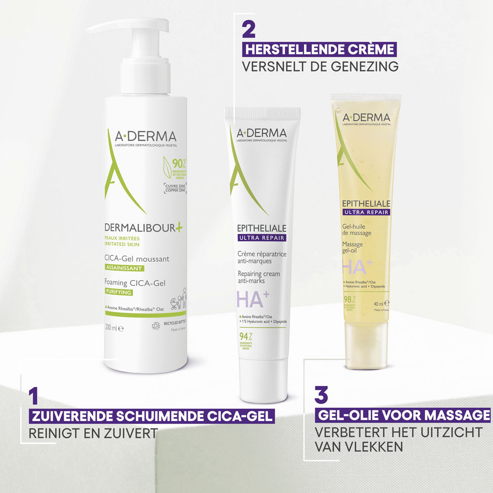 A-Derma Epitheliale Ultra-Repair Gel-Olie Massage 40ml