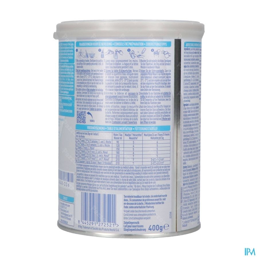 Nan ExpertPro Sans Lactose 400g