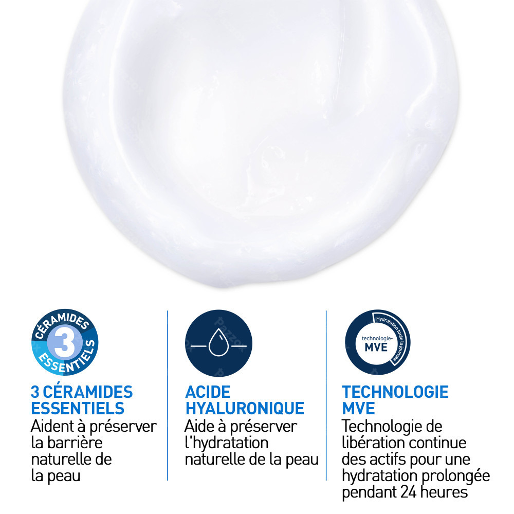 CeraVe Crème Lavante Hydratante Recharge pour la peau Normale à Sèche 473ml