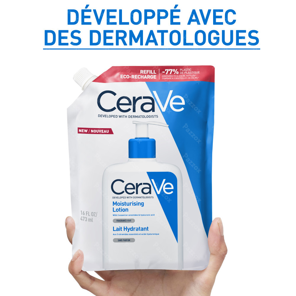 CeraVe Lait Hydratant Recharge pour Peaux Sèches à Très Sèches Recharge 473ml