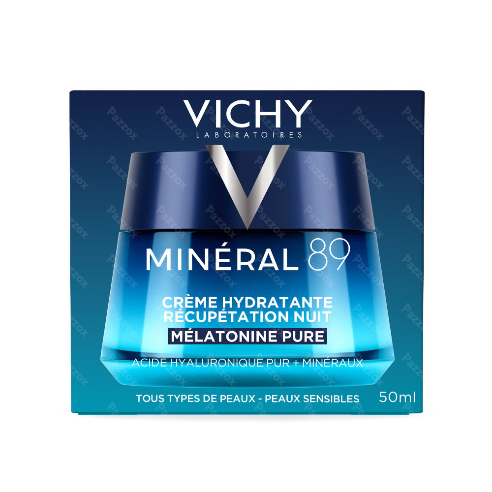 Vichy Minéral 89 Hydraterende Herstellende Nachtcrème 50ml