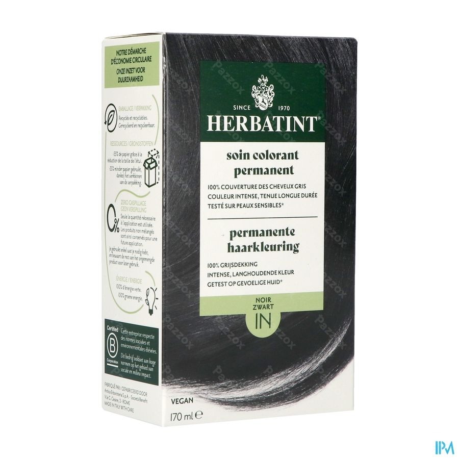 Herbatint 1n Noir 170ml