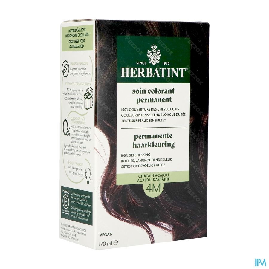 Herbatint 4m Acajoukastanje 170ml