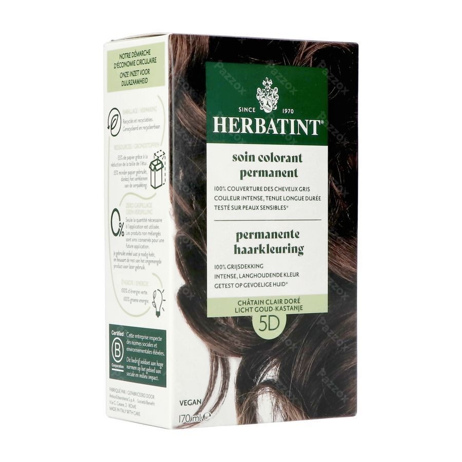 Herbatint 5d Chatain Clair Dore 170ml