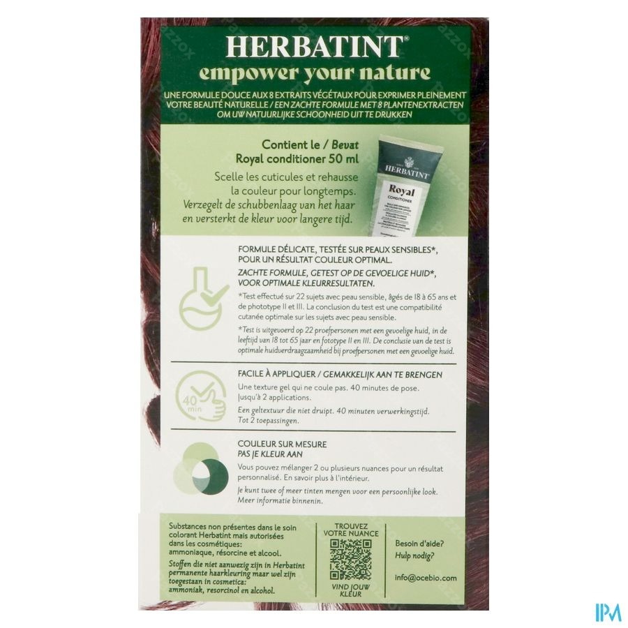 Herbatint 5m Chatain Acajou Clair 170ml