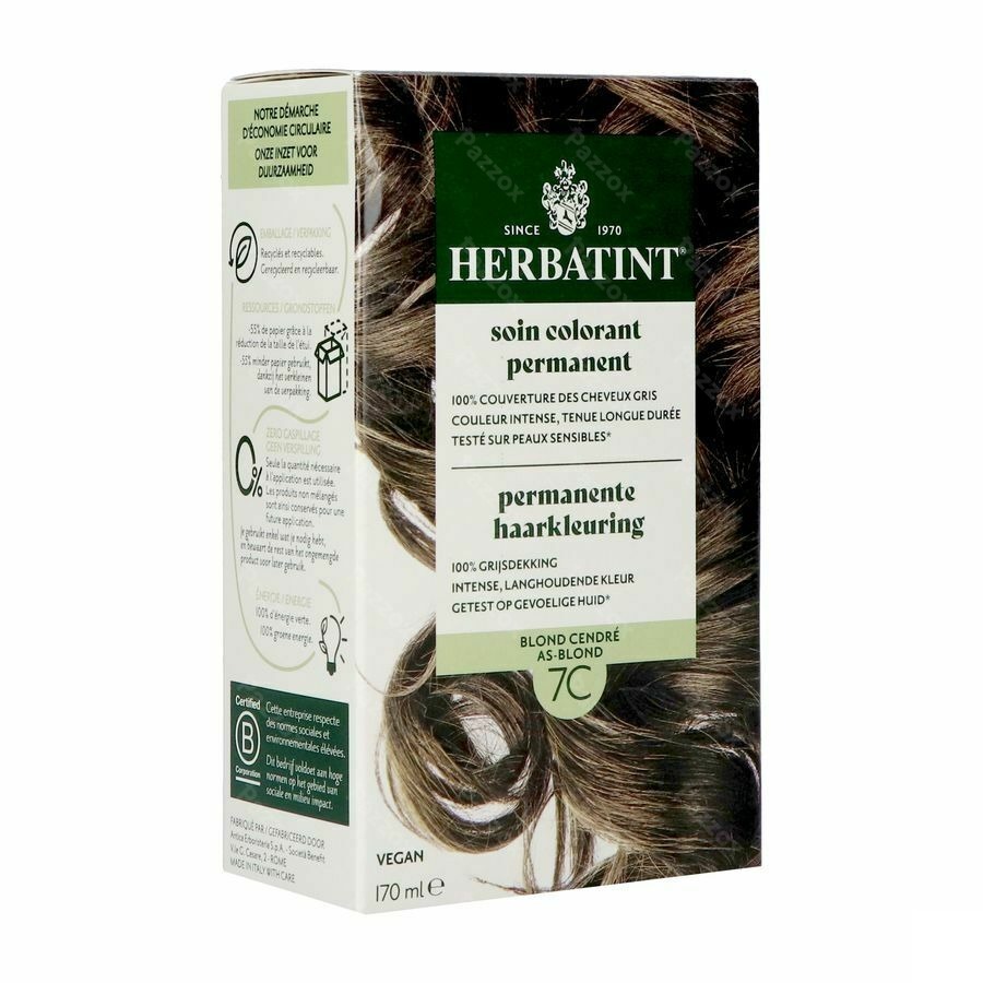 Herbatint 7c Blond Cendre 170ml
