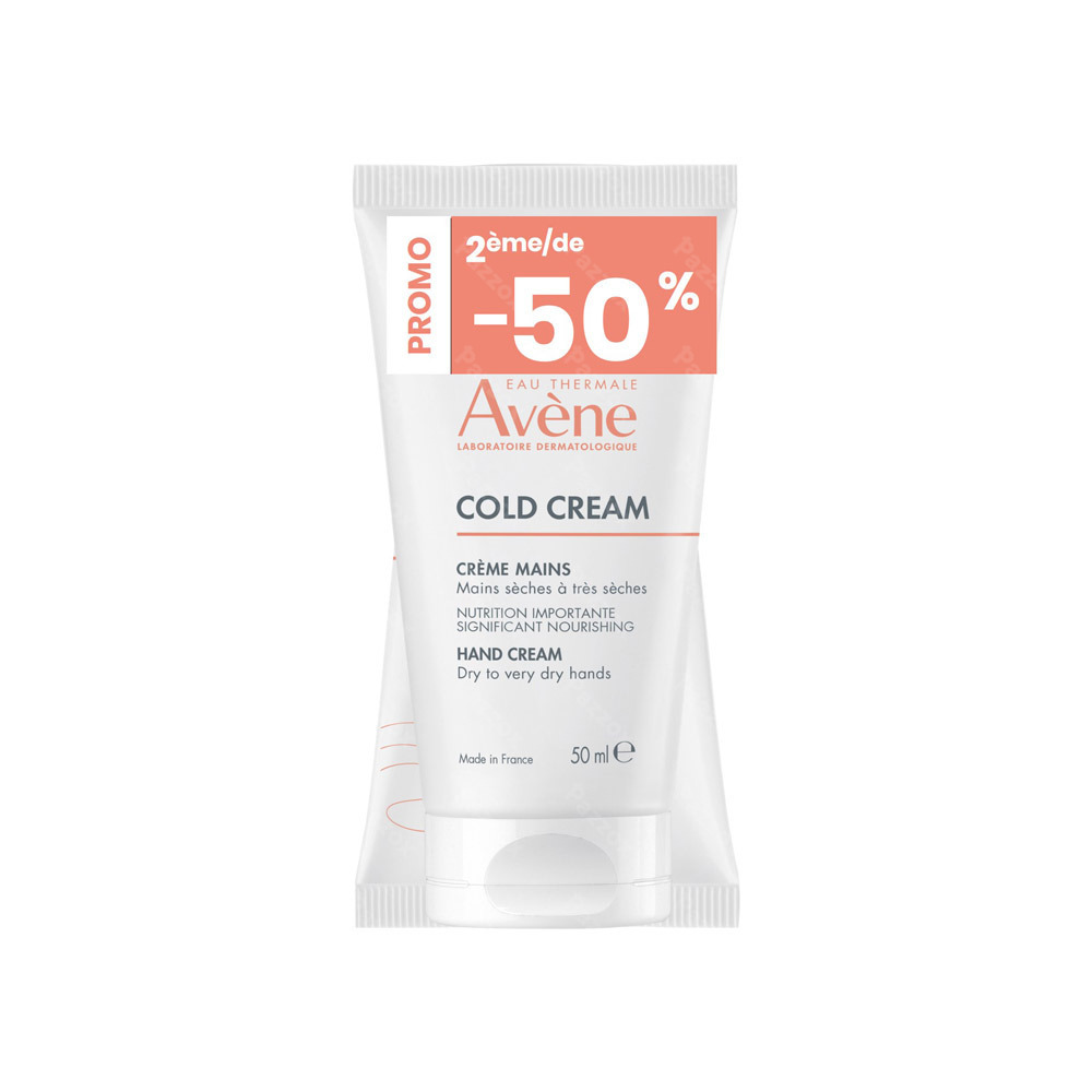 Avène Cold Cream Crème Mains Duo 2x50ml